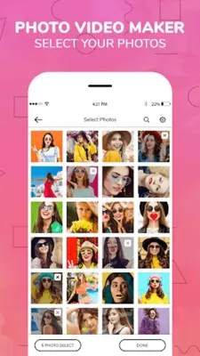 Photo Video Maker With Music android App screenshot 2